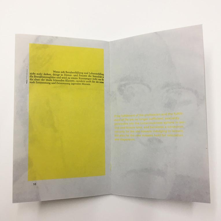 Man kann auch über etwas nachdenken das nicht akut ist.